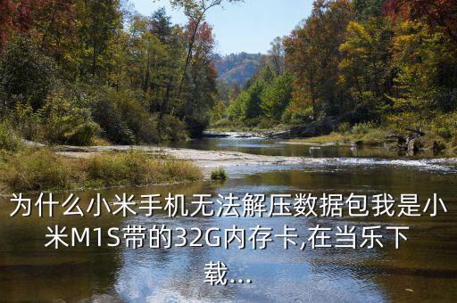 為什么小米手機(jī)無法解壓數(shù)據(jù)包我是小米M1S帶的32G內(nèi)存卡,在當(dāng)樂下載...