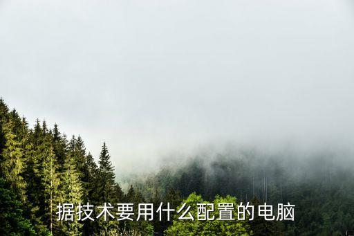 據(jù)技術(shù)要用什么配置的電腦