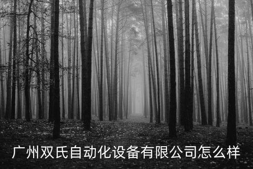 廣州雙氏自動化設(shè)備有限公司怎么樣