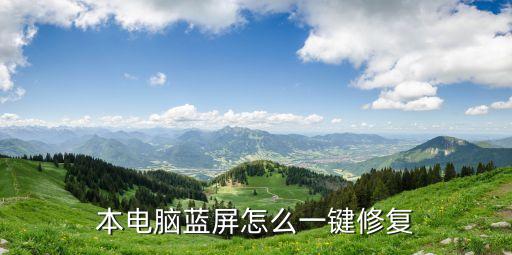 電腦藍(lán)屏怎么一鍵修復(fù),筆記本電腦藍(lán)屏怎么一鍵修復(fù)