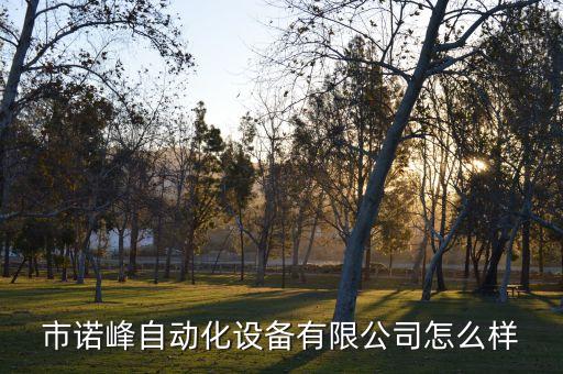 市諾峰自動(dòng)化設(shè)備有限公司怎么樣