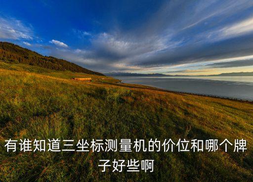 有誰知道三坐標測量機的價位和哪個牌子好些啊