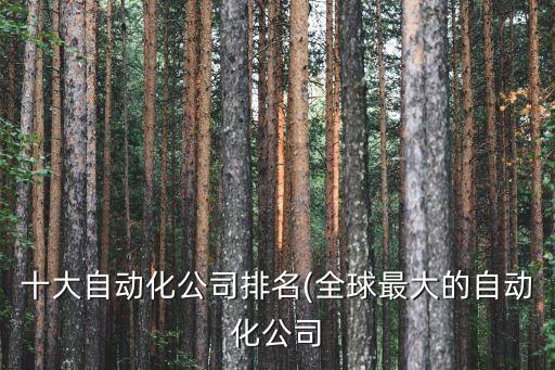創(chuàng)新的自動化公司名字,適合自動化公司的名稱