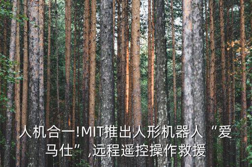人機合一!MIT推出人形機器人“愛馬仕”,遠程遙控操作救援