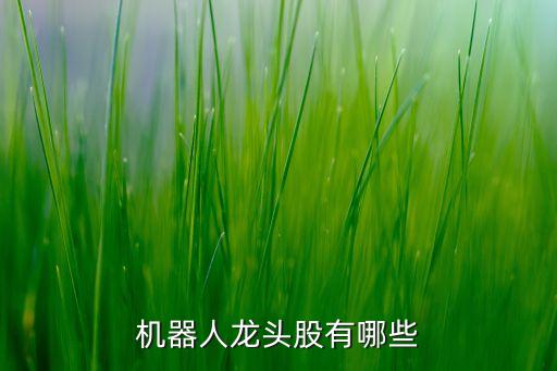 機器人龍頭股有哪些