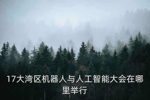 17大灣區(qū)機器人與人工智能大會在哪里舉行