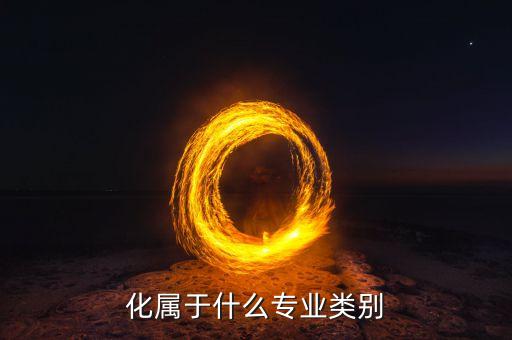 化屬于什么專業(yè)類別