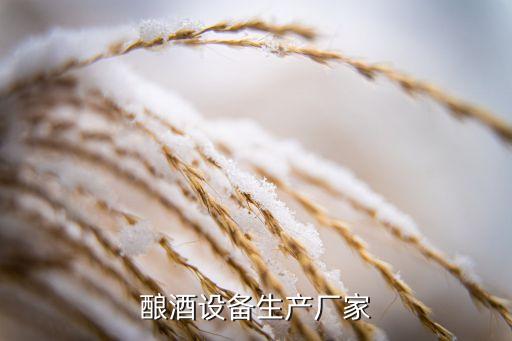 釀酒設(shè)備生產(chǎn)廠家