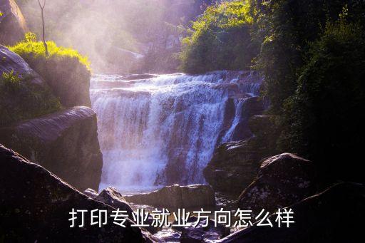 打印專業(yè)就業(yè)方向怎么樣