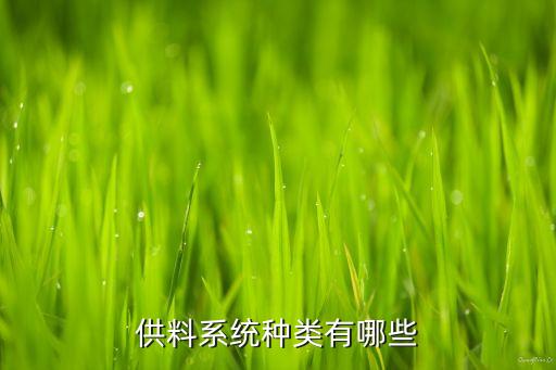 供料系統(tǒng)種類有哪些