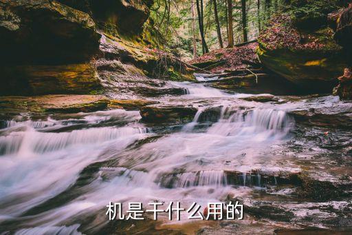 機是干什么用的