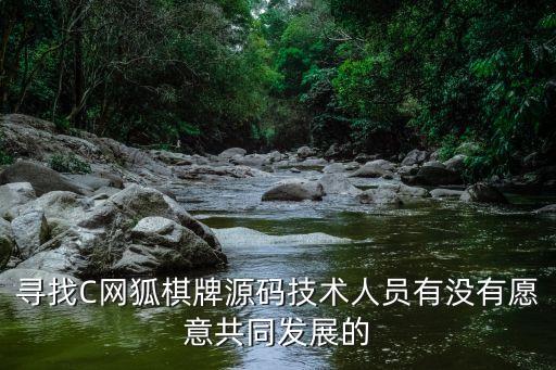 網(wǎng)狐科技，尋找C網(wǎng)狐棋牌源碼技術人員有沒有愿意共同發(fā)展的