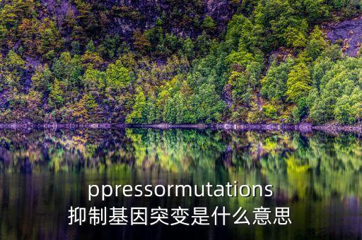 suppression,N.S調(diào)節(jié)作用的縮寫是什么?