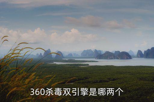 360引擎，360殺毒雙引擎是哪兩個