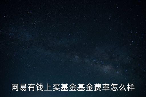 網(wǎng)易有錢上買基金基金費(fèi)率怎么樣