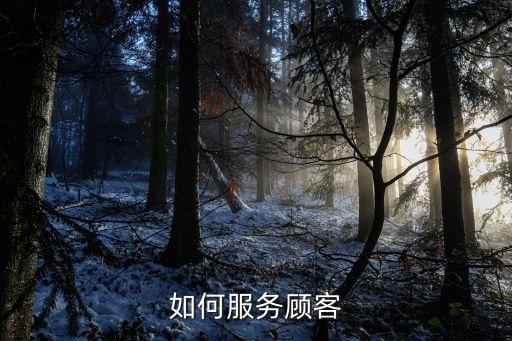 顧客服務(wù)，如何服務(wù)好我們的顧客 詳細(xì)