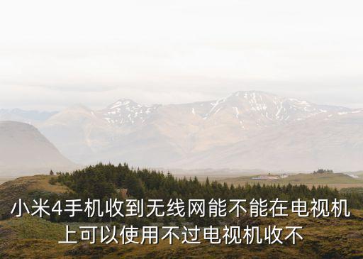 收到網(wǎng)，小米4手機(jī)收到無線網(wǎng)能不能在電視機(jī)上可以使用不過電視機(jī)收不