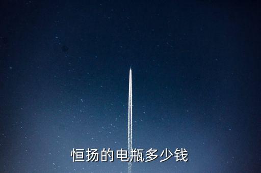 恒揚(yáng)的電瓶多少錢