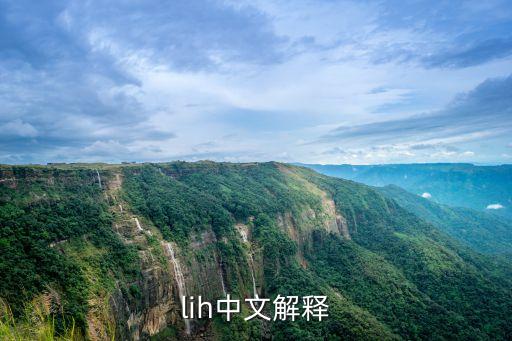 lih中文解釋