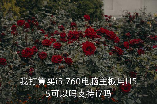 我打算買i5 760電腦主板用H55可以嗎支持i7嗎