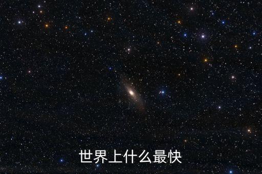 世界上什么最快