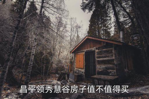 領(lǐng)秀慧谷，領(lǐng)秀慧谷c區(qū)為什么貴