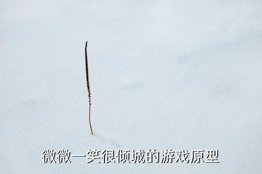 微微一笑很傾城的游戲原型