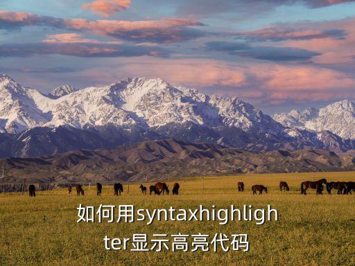 highlighter，highlighter是什么意思