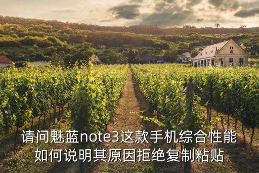 魅族note3，請(qǐng)問魅藍(lán)note3這款手機(jī)綜合性能如何說明其原因拒絕復(fù)制粘貼