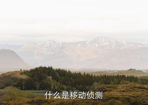 什么是移動(dòng)偵測(cè)