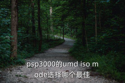 psp3000的umd iso mode選擇哪個(gè)最佳