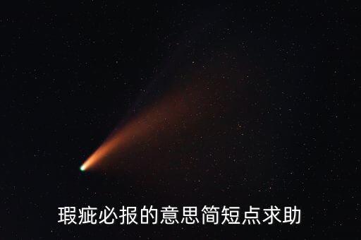 瑕疵必報(bào)的意思簡(jiǎn)短點(diǎn)求助