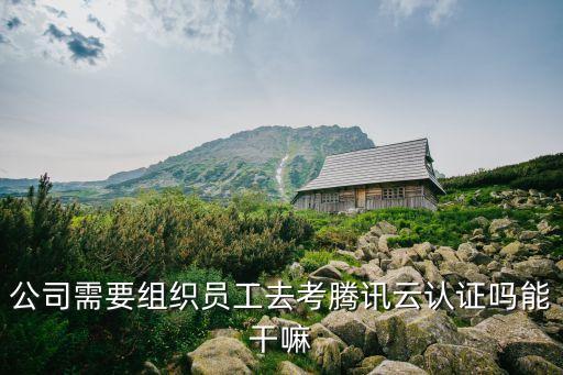 公司需要組織員工去考騰訊云認(rèn)證嗎能干嘛