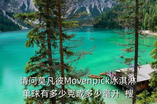 莫凡彼冰淇淋，請問莫凡彼Movenpick冰淇淋單球有多少克或多少毫升  搜