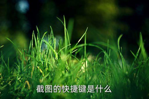 截圖的快捷鍵是什么