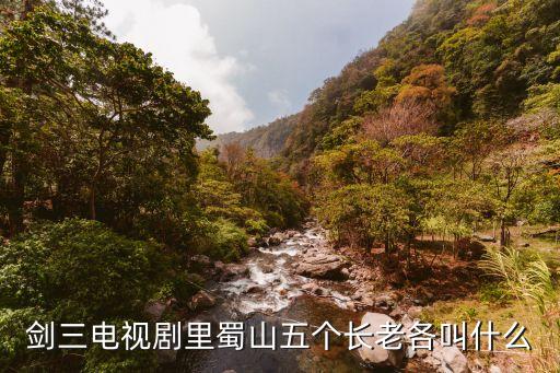 劍三電視劇里蜀山五個長老各叫什么