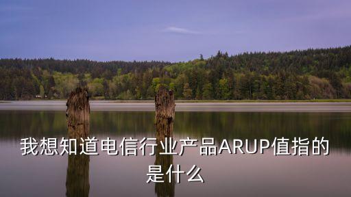 arup值，我想知道電信行業(yè)產(chǎn)品ARUP值指的是什么