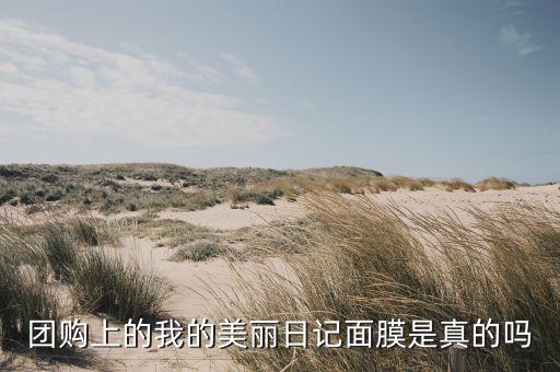 團購上的我的美麗日記面膜是真的嗎