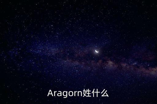 Aragorn姓什么