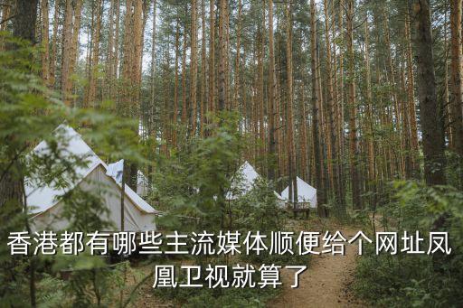 香港都有哪些主流媒體順便給個網(wǎng)址鳳凰衛(wèi)視就算了