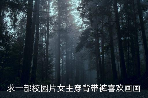 求一部校園片女主穿背帶褲喜歡畫畫