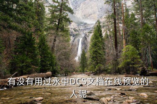 有沒(méi)有用過(guò)永中DCS文檔在線預(yù)覽的人呢