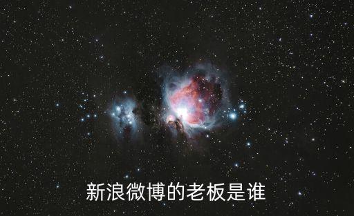 新浪微博的老板是誰