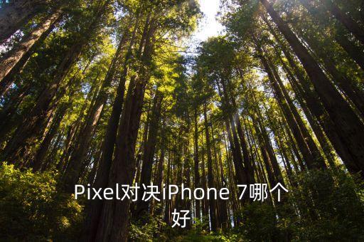 Pixel對決iPhone 7哪個(gè)好