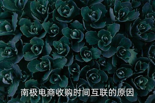 南極電商收購(gòu)時(shí)間互聯(lián)的原因