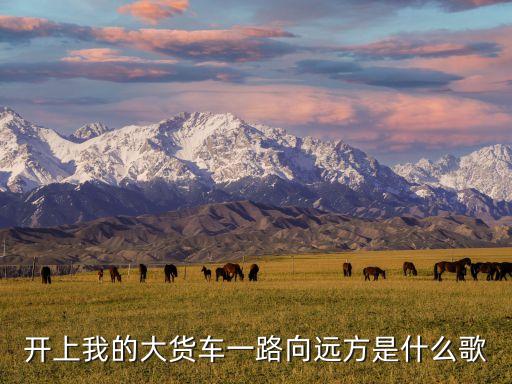 開上我的大貨車一路向遠(yuǎn)方是什么歌
