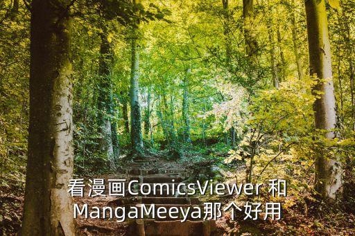 看漫畫ComicsViewer 和MangaMeeya那個好用