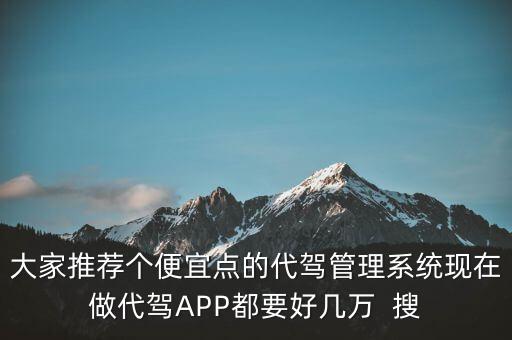 代駕系統(tǒng)，現(xiàn)在市面上好的代駕管理軟件大家推薦下我們有50個(gè)司機(jī)的代駕企