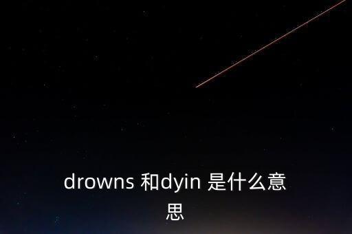 dyin，dyin的意思