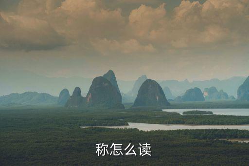 稱怎么讀